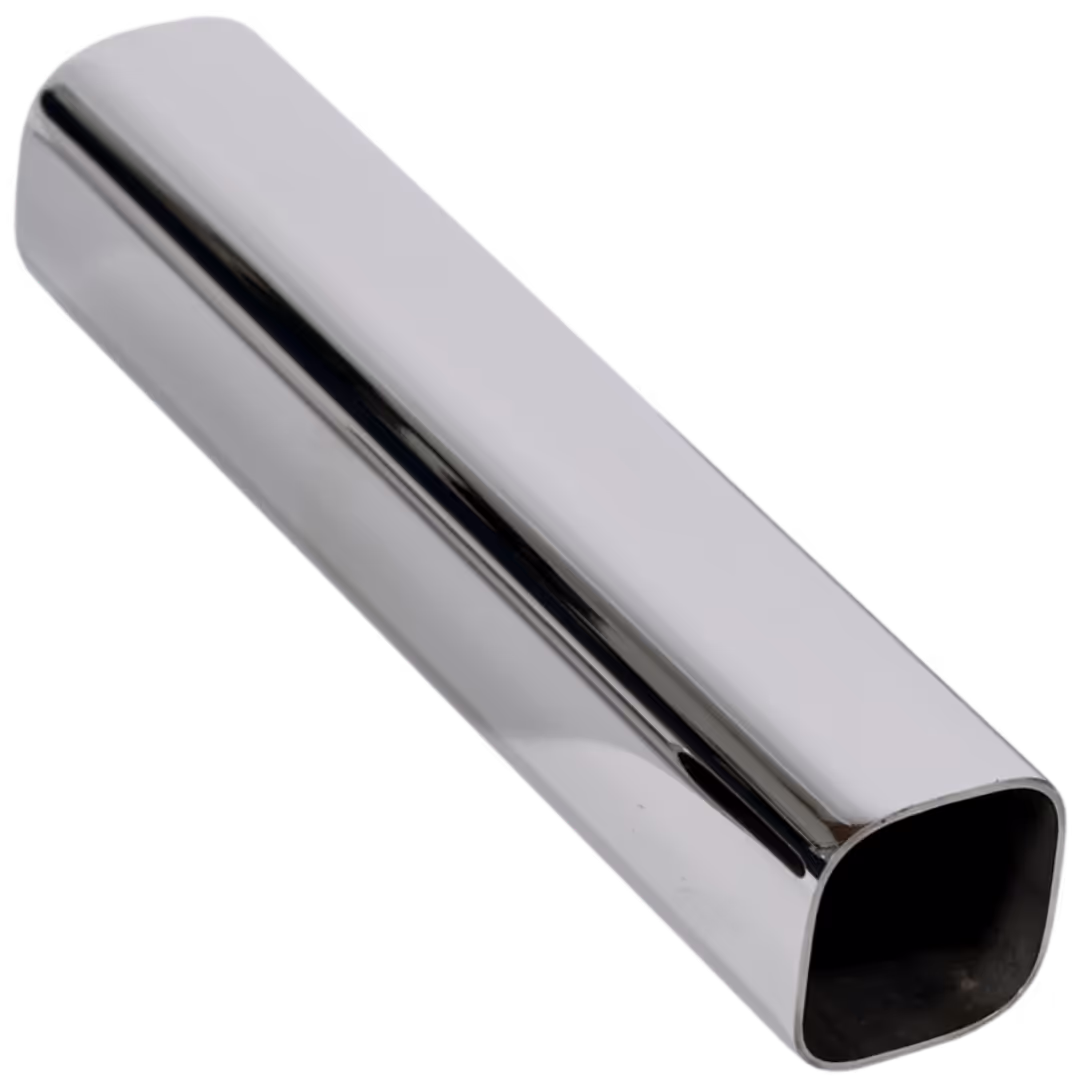 Radiused square stainless steel tube